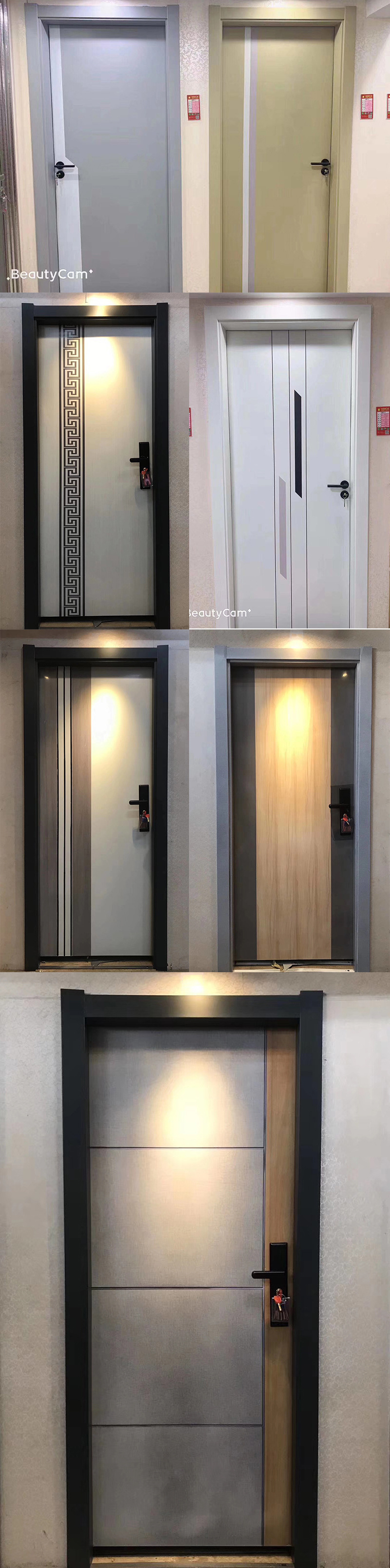 带门气窗头中式锌合金电解板铁门农村自建房模压喷涂深压花老款-阿里巴巴