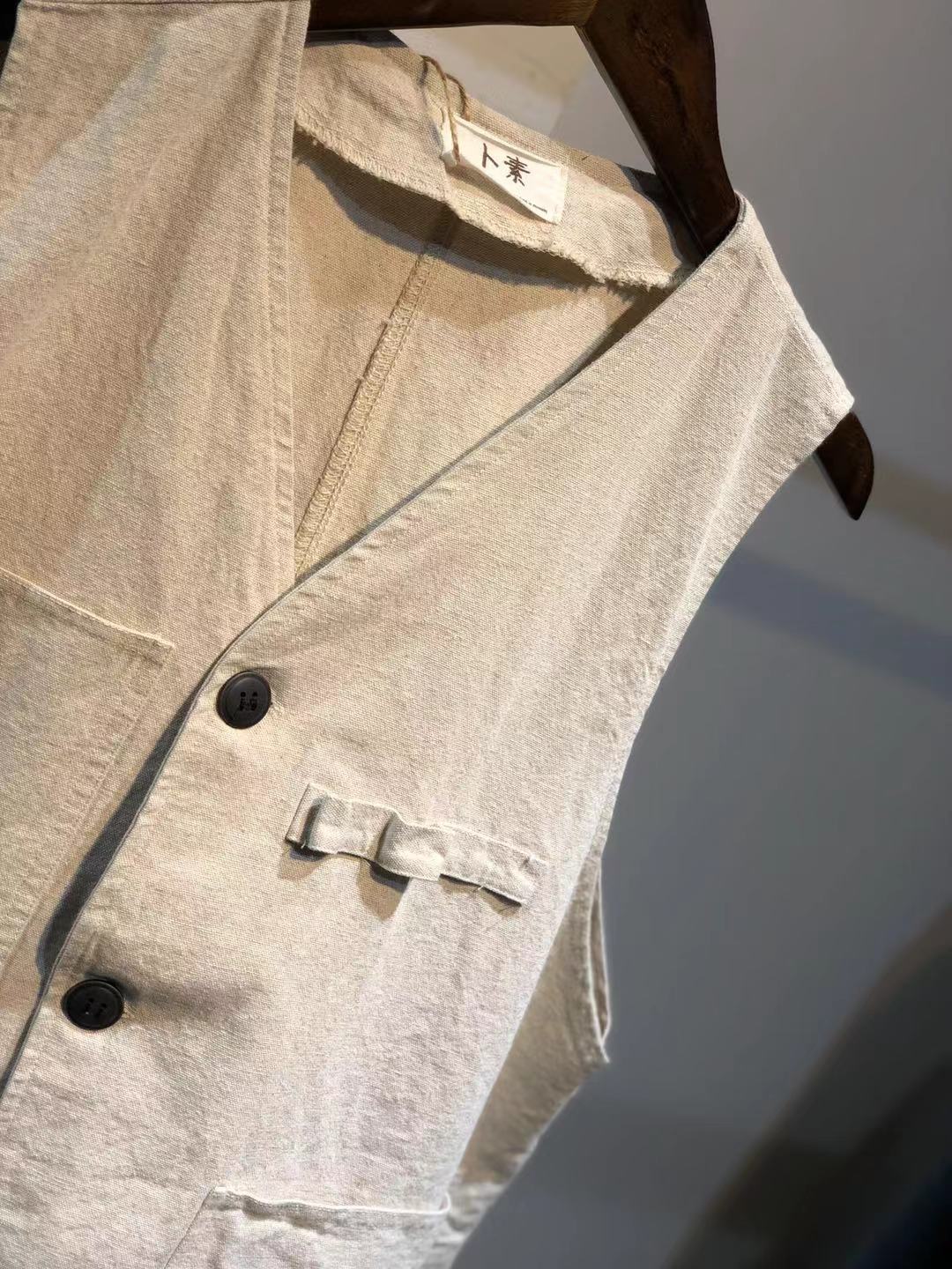 Gilet femme en Coton et lin - Ref 3316802 Image 18