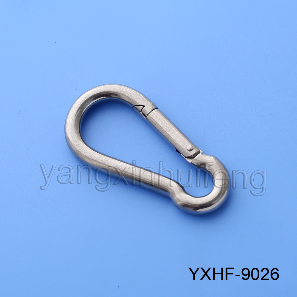 不锈钢索具 登山扣 弹簧钩安全钩葫芦钩葫芦扣挂钩攀岩安全钩