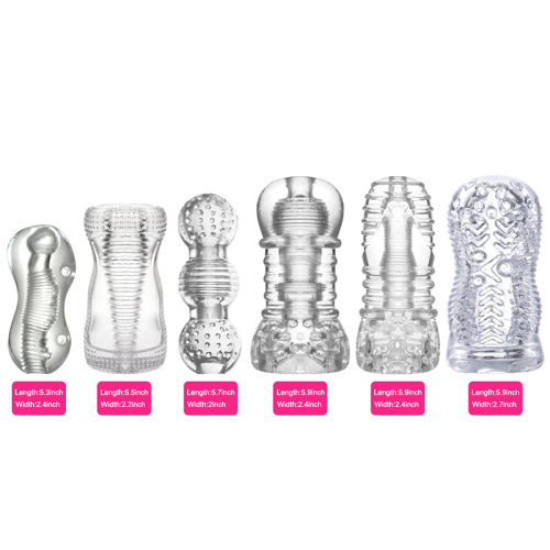 Transparent airplane cup male exerciser masturbation male training device inverted mold adult products manufacturer