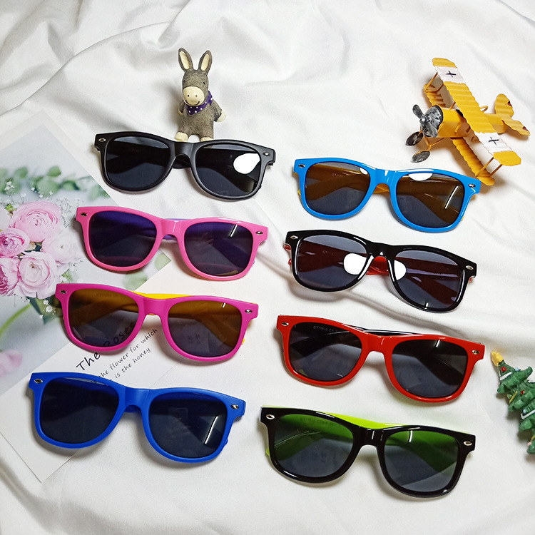 New Children's Round  Korean Baby Silicone Polarized Sunglasses Wholesale Nihaojewelry display picture 13