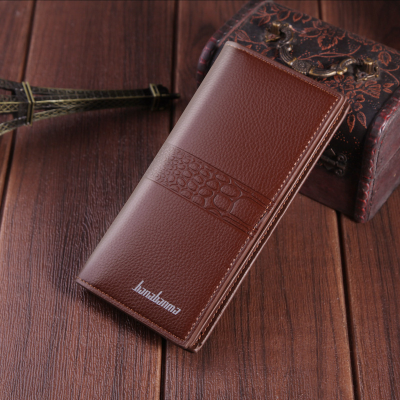 wallet men's long wallet crocodile multi-card buckle wallet zipper mobile phone bag thickened wallet wallet men's long wallet crocodile multi-card buckle wallet zipper mobile phone bag thickened wallet