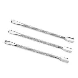 厂家批发不锈钢钢推修缘角质去死皮刨卸甲修甲小工具双头批发