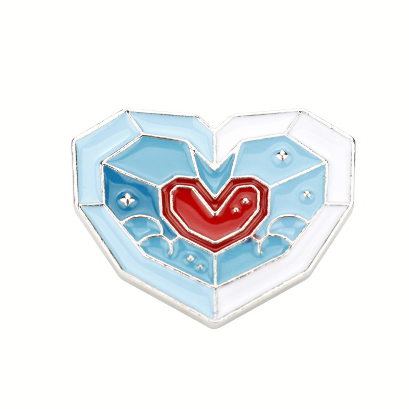 新款游戏周边 The Legend of Zelda 塞尔达传说滴油爱心胸针徽章