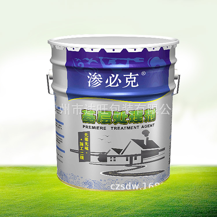 供应涂料桶 乳胶漆桶 18升精美包装桶 20升 化工桶铁桶