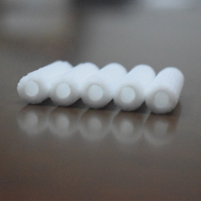 电子烟纤维储油棉 圆柱空心吸油棉 纤维材质 锁油效果好,不漏油|ms