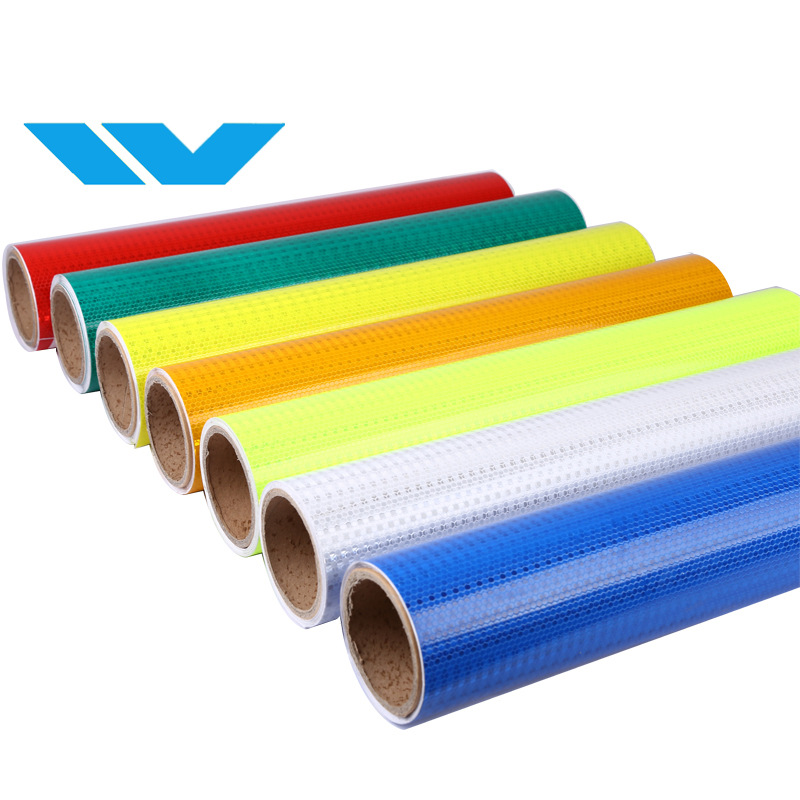 厂家生产带背胶晶彩格晶彩格反光晶格 闪亮星 可喷绘反光膜