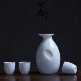 中式温煮酒器烫酒壶家用黄酒热酒器暖温酒壶白酒清酒酒具套装陶瓷