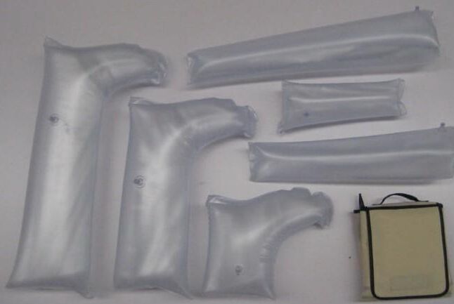 骨折急救充气夹板六件套空气夹板固定受伤关节充气夹板厂家代发