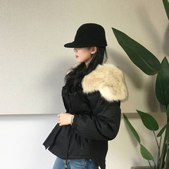 ウールの帽子の女性の冬の韓国版のファッションの名媛の優雅な小さい香の風のドームのアヒルの舌のフェルトの帽子の復古の馬術の帽子