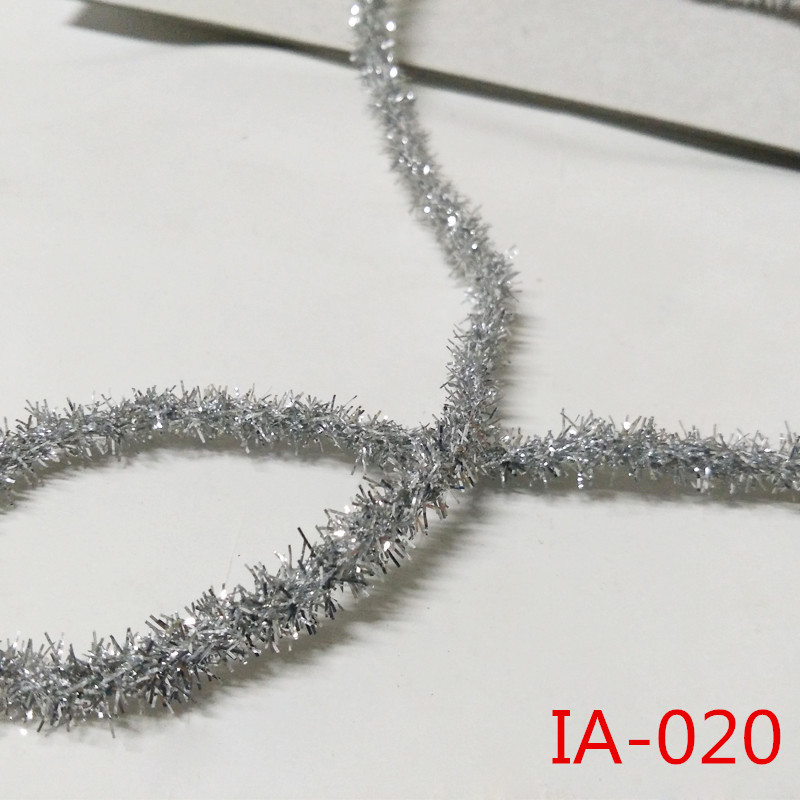 厂家直销银色金葱圣诞节装饰手提绳子彩带抽绳包装辅料