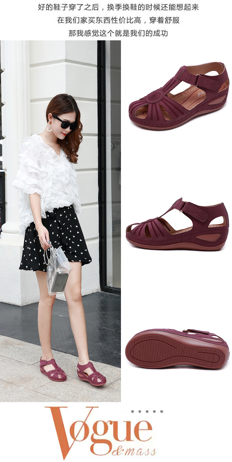F8356 540K GIÀY DÉP SANDAL NỮ HUITDTU MÙA HÈ PHONG CÁCH ÂU MỸ ĐẾ XUỒNG GIÀY DÉP NỮ G01 SẢN PHẨM MỚI