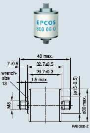 EPCOS陶瓷气体放电管H30-E800XP 大功率 大电流放电管 800V