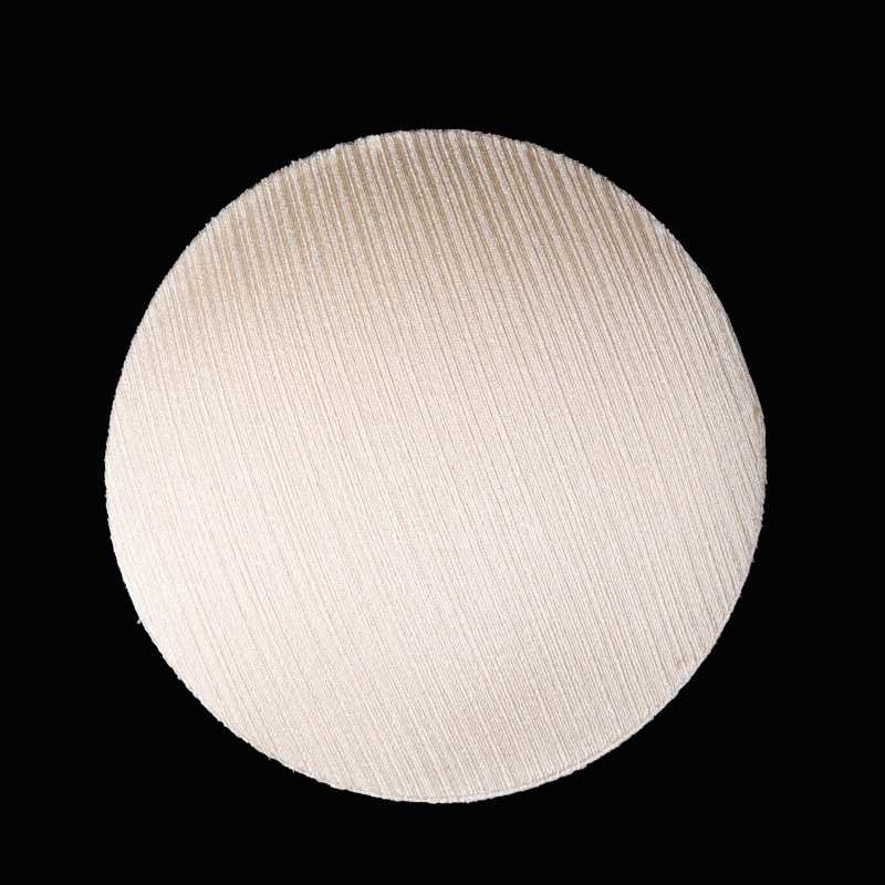 솔질된 피부색 라운드