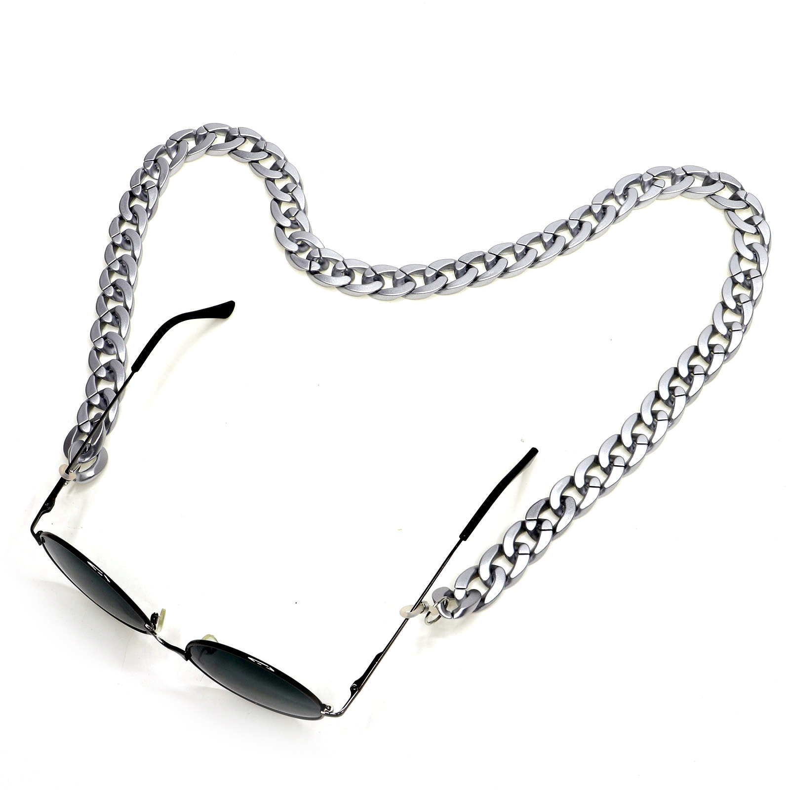 58g Weight Gold, Silver, Black Color Fashion Acrylic Matte Glasses Chain 7