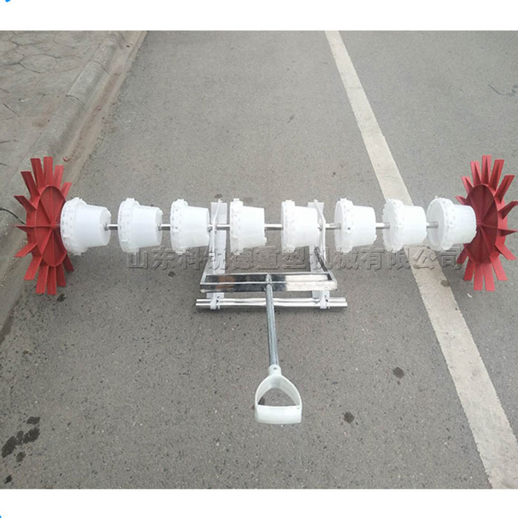 农用手拉式种植机 播量行距可调油菜播种机 大面积水稻直播机