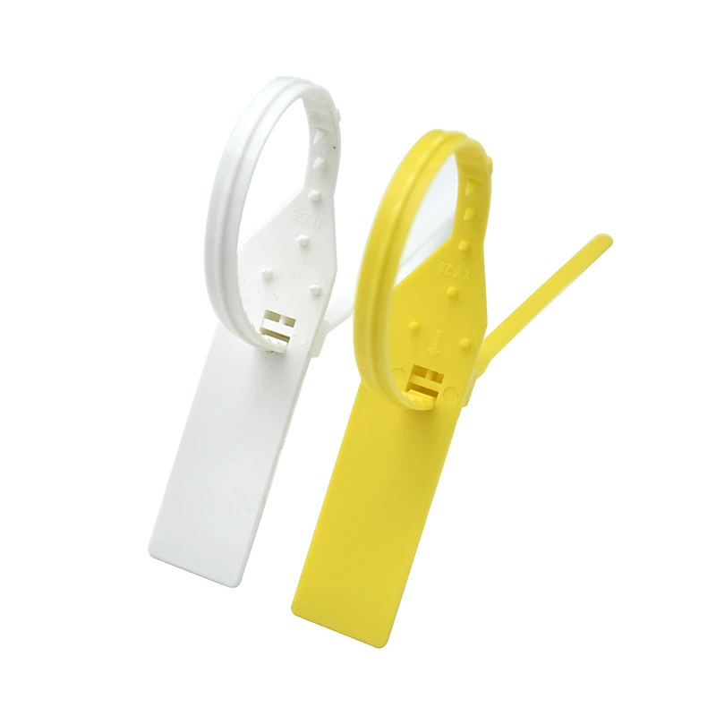 Одноразовая пластиковая пломба свинцовое уплотнение мешок для обуви пластиковый знак тег печать контейнерная логистика импорт и экспорт галстук