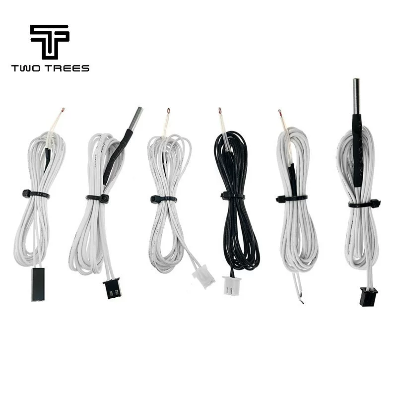 Резистор для измерения температуры 3D-принтера NTC100K, термистор, датчик температуры, датчик температуры горячей части, датчик температуры горячей платформы