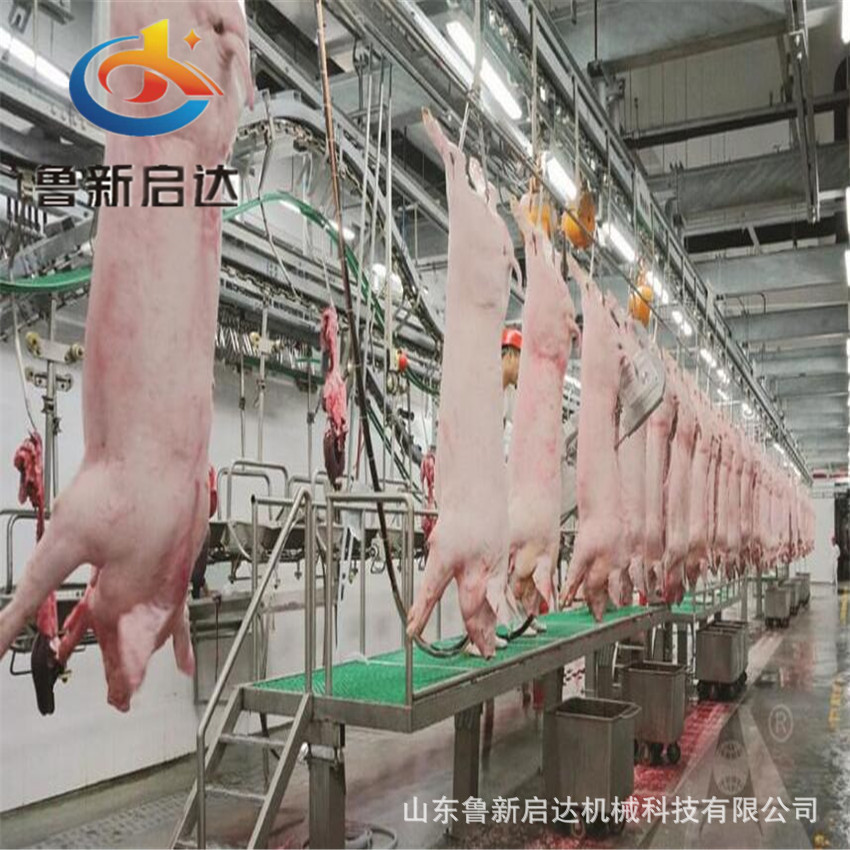 液压屠宰 整猪脱毛机屠宰线 猪牛羊屠宰线 屠宰设备