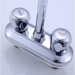 Cover for two joints two holes double opening handle with double holes single handle on the table washbasin kitchen cold and hot rotatable faucet