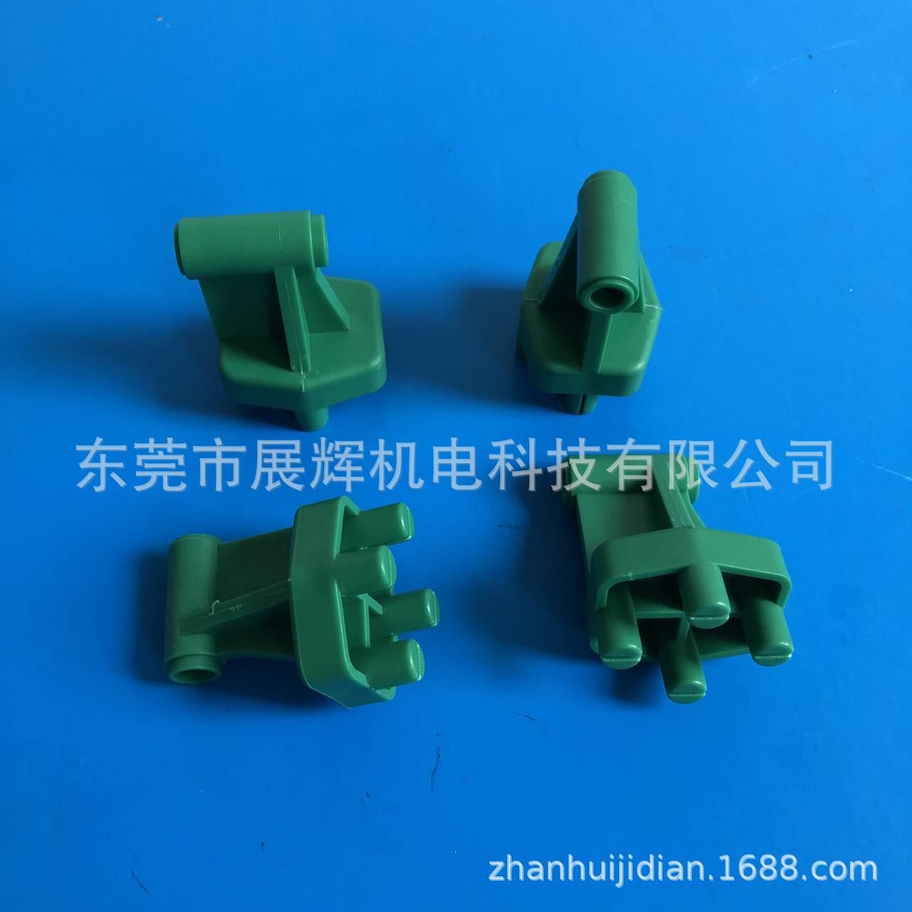 科茂设备配件矮底座CZ-WKM-021-4 PE 绿色ID6*钉∮8*顶部ID8*L62