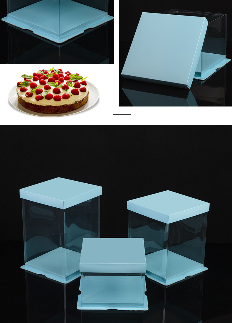 浅蓝盖塑料蛋糕盒描述_12
