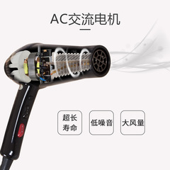 勁波王8833廠家直銷髮廊大功率理髮店家用一件代發電吹風筒吹風機