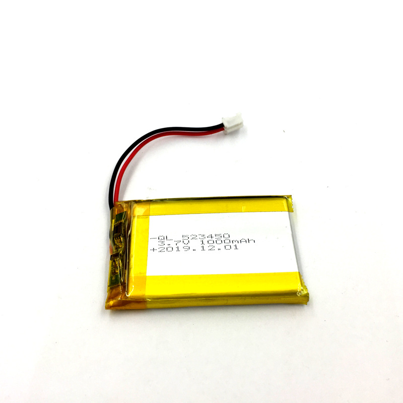 523450聚合物锂电池3.7V1000mAh数码产品专用超薄大容量锂电池