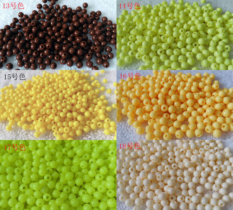 4mm实色亚克力圆珠糖果珠手链编织材料diy饰品配件小米珠子批发详情图15