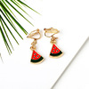 Cartoon ear clips, short earrings, no pierced ears, Korean style, simple and elegant design