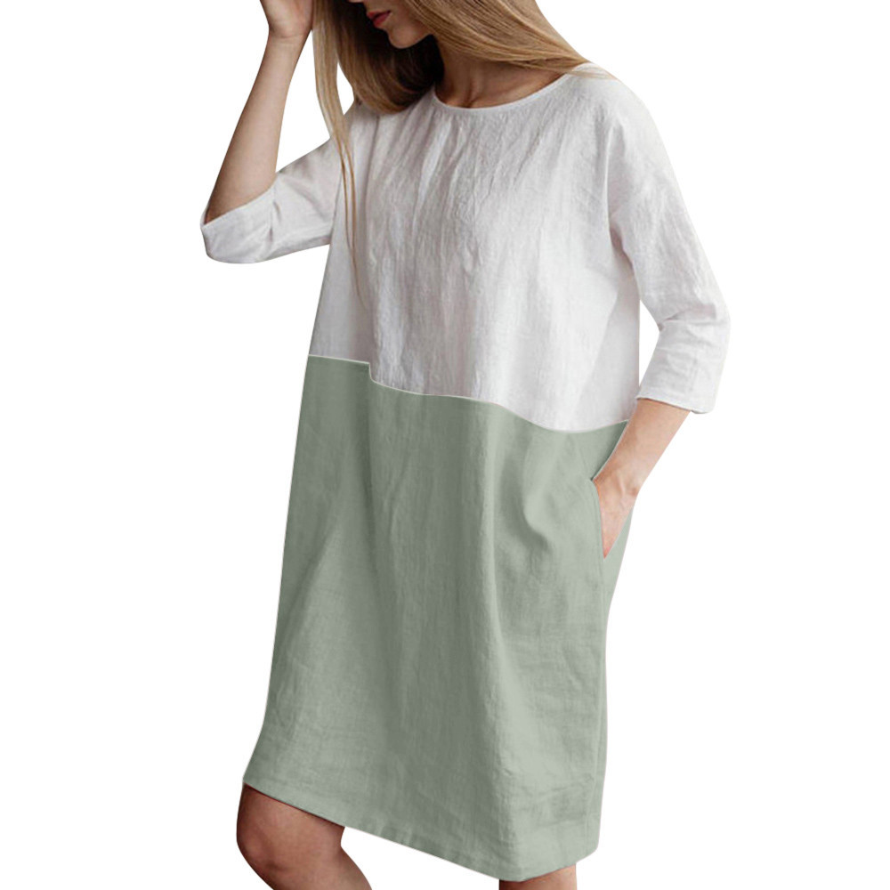 Cotton Linen Dress 6