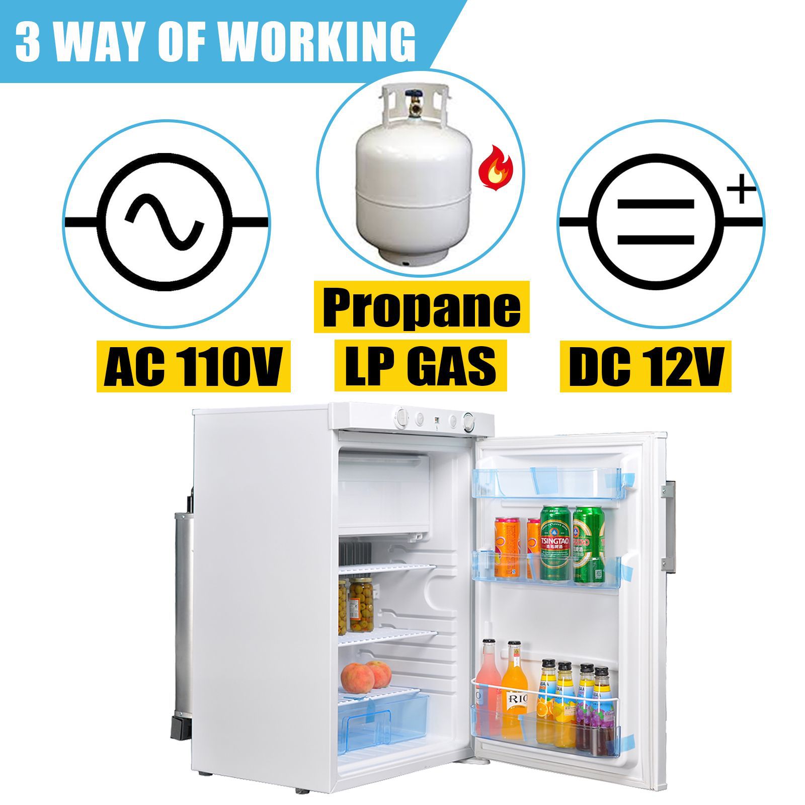 small propane rv refrigerator