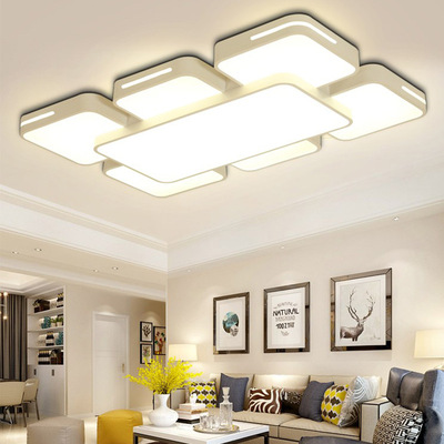led Ceiling lamp Northern Europe Thin section black white a living room bedroom Restaurant lamps and lanterns modern Simplicity originality