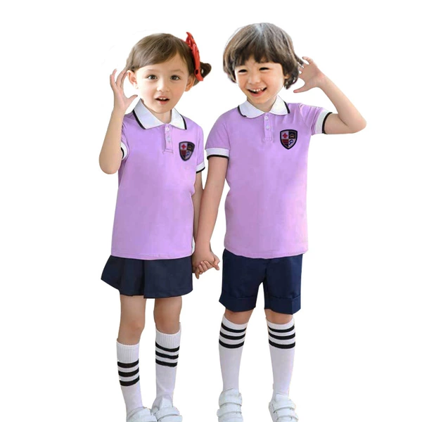 Girls (purple top+Tibetan blue skirt)