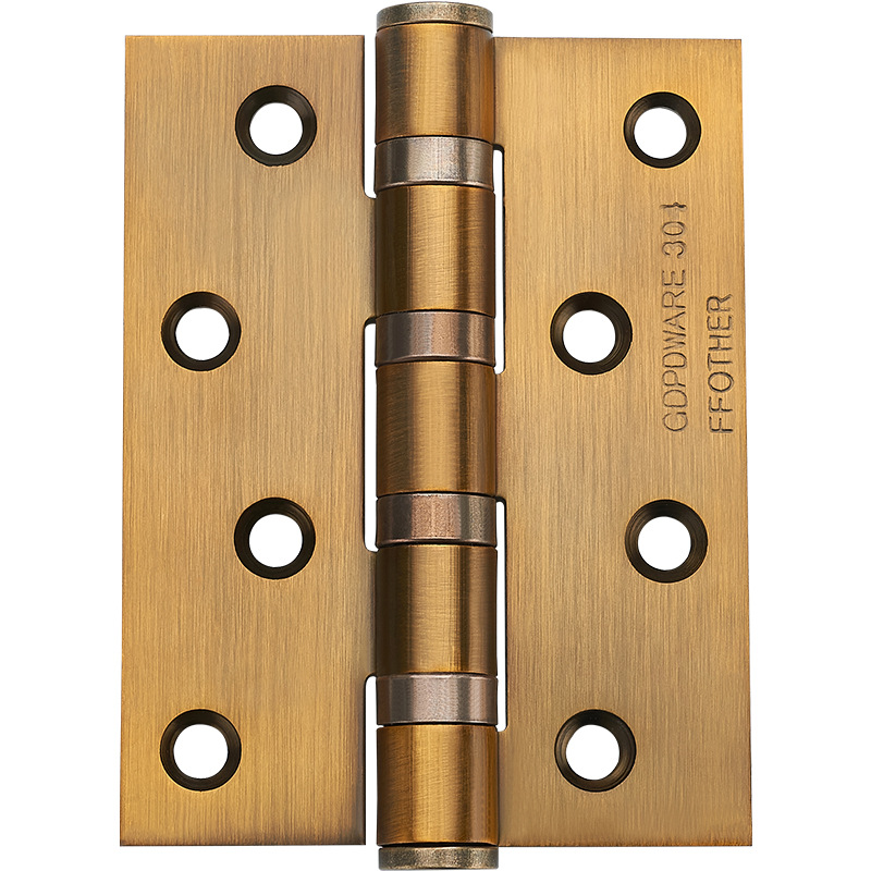 Niño y madre bisagra puerta del dormitorio puerta de madera letra de silencio bisagra 4 pulgadas de acero inoxidable plano abierto de hojas sueltas bisagra plana