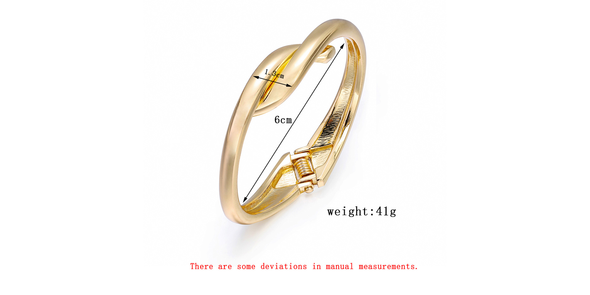 Simple Style Geometric Alloy Plating Womenu0027S Bangle