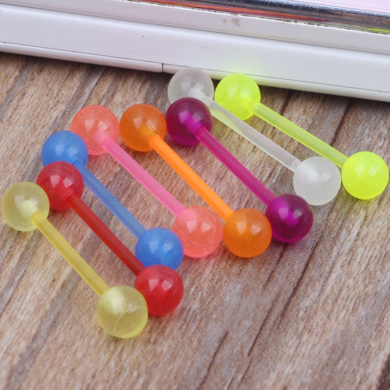 Labret stud lip piercing jewelry styling detail