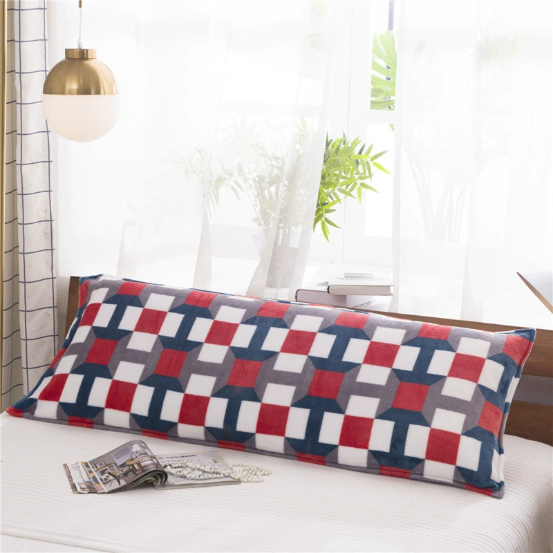Keep warm coral flannel pillowcase, upgraded version