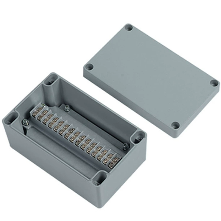 Серия LV литой алюминиевый терминал шасси литье под давлением алюминиевый сплав герметичная коробка открытый водонепроницаемый литой алюминиевый терминал коробка