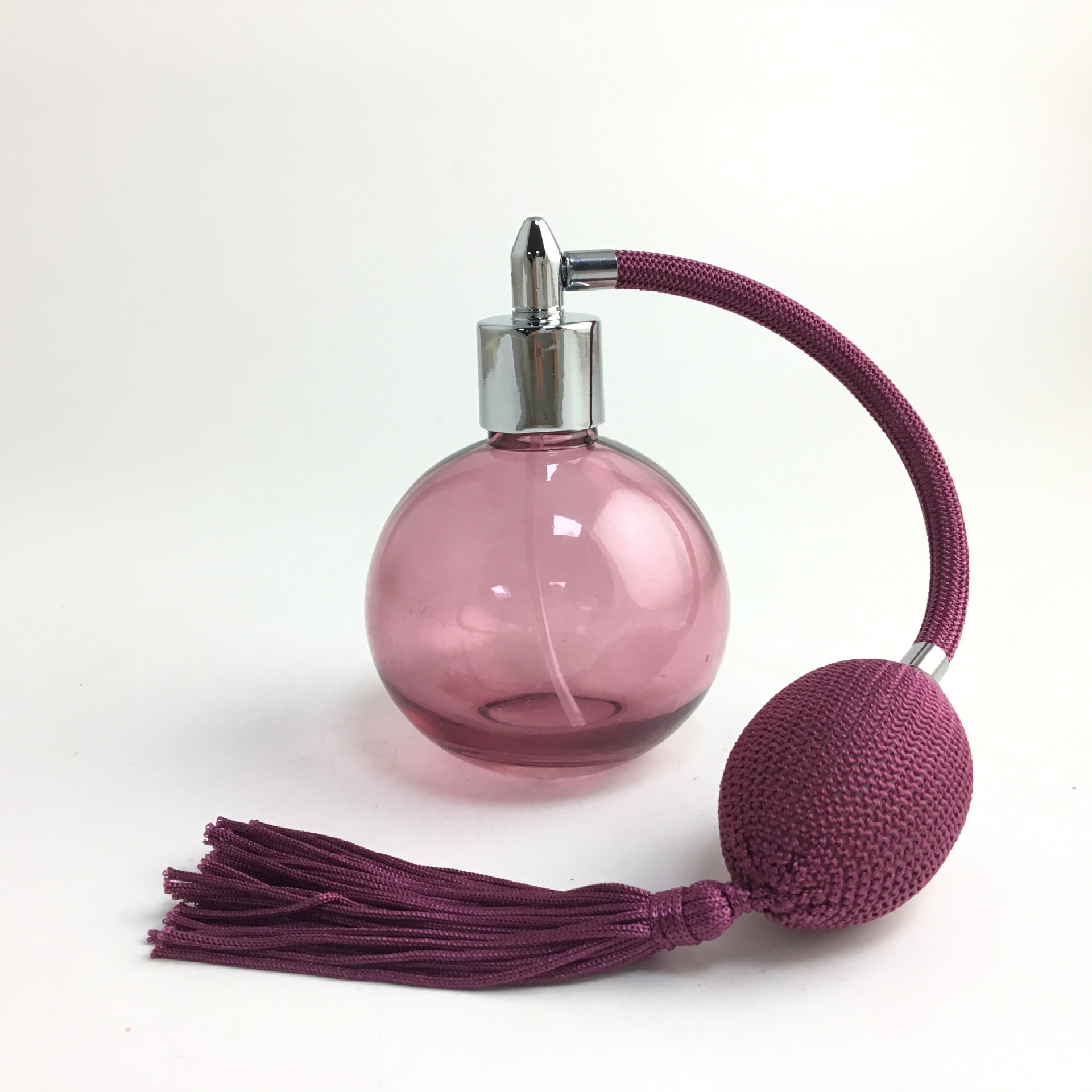 气囊香水瓶100ml 小圆瓶+长管气囊喷头18mm