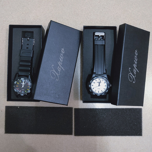 xapwv watch original box paper gift box rectangular watch box black can be made with logo