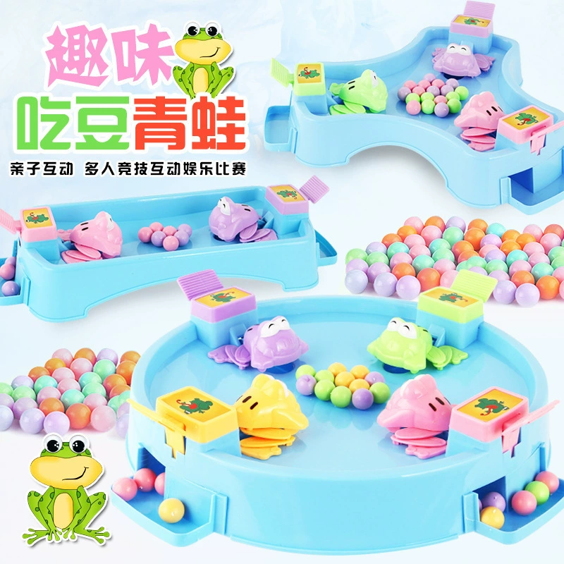 Игровой набор (4425) популярная игрушка из соцсетей, кормление маленьких лягушек — настольная семейная интерактивная игра