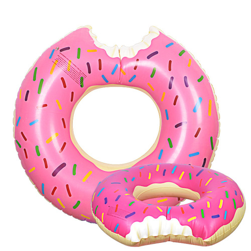 Donut swimming ring, extra large 120CM extra thick inflatable lifebuoy seat