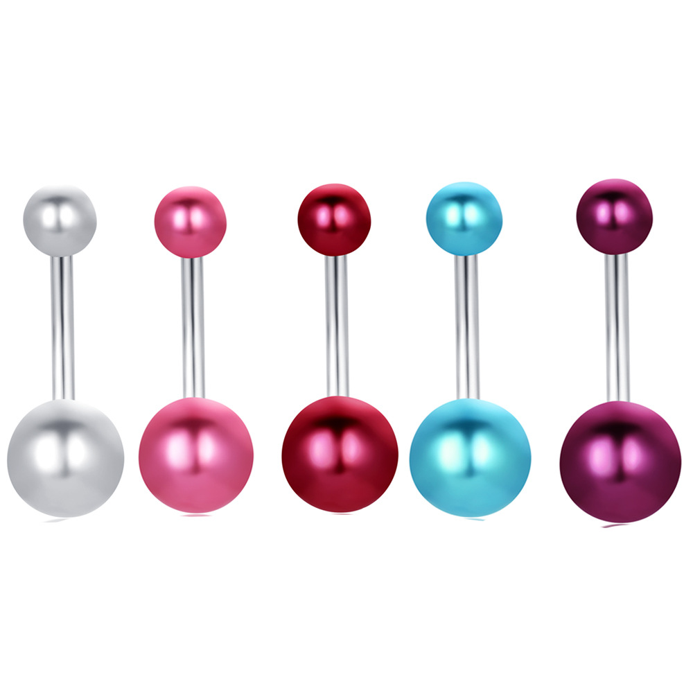 16G labret stud size and finish detail