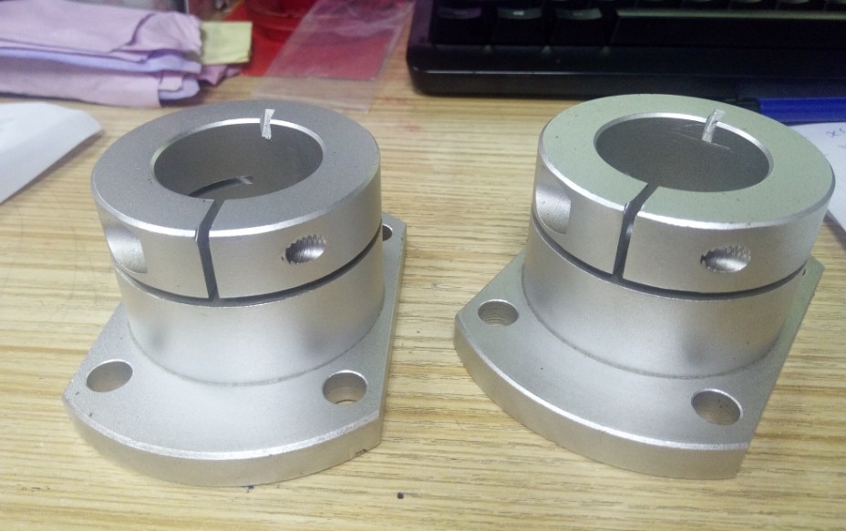 铝合金开口型光轴导向轴支座 铝合金开口支座 铝合金轴开口支撑座