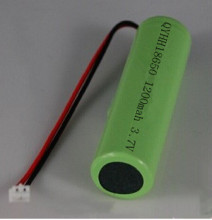 厂销KC认证18650锂电池1200mah毫安3.7v 球灯电池 应急灯电池