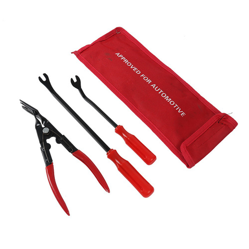 Car navigation audio interior removal tool set plastic door panel buckle screwdriver steel pry bar glue buckle screwdriver