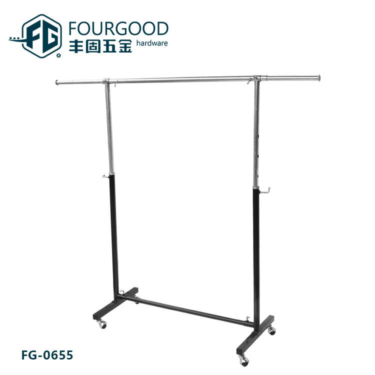 Exhibidores de ropa, perchas para tiendas especializadas, estantes para centros comerciales y supermercados, venta directa de ferretería de Foshan para exportación, estilo de lujo ligero. image 6