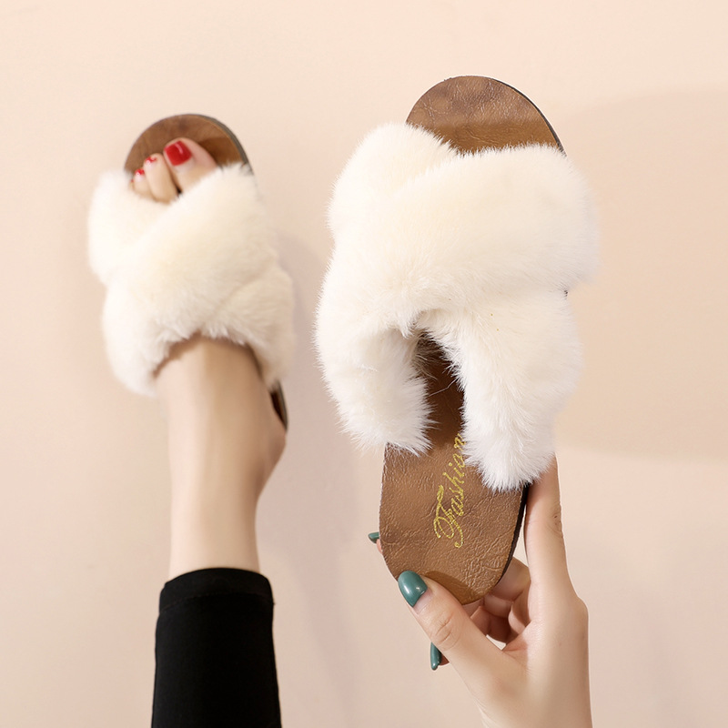 Ženski čevlji iz flisa in žameta z nastavljivimi zaprtimi prsti, mehki in udobni, pralni v pralnem stroju, zračni, za notranjo uporabo in na prostem_voghion.com