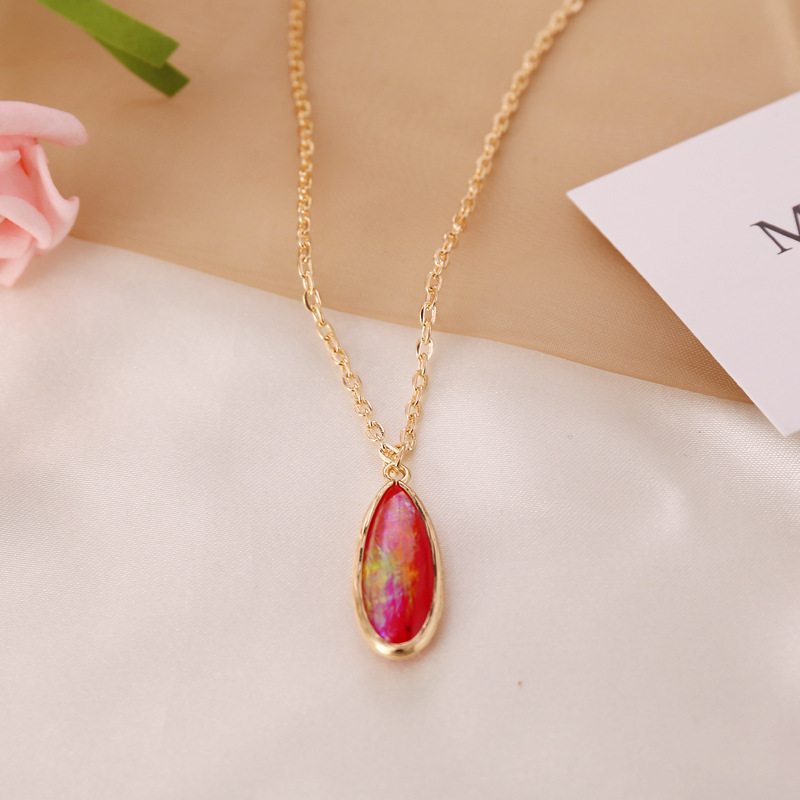 Fashion Semi-precious Stone Pendent Necklace Wholesale display picture 9